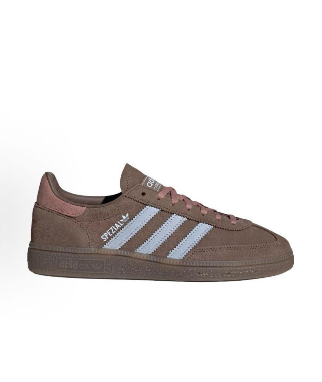 ADIDAS Коричневые замшевые кроссовки, фото 5