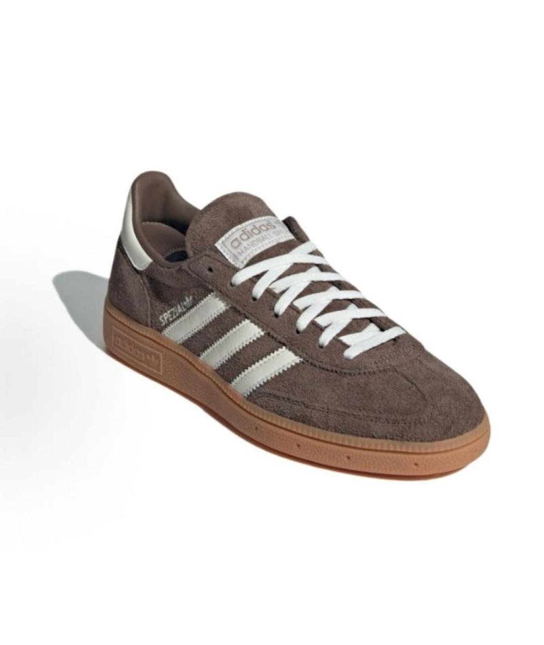 ADIDAS Коричневые замшевые кроссовки, фото 3