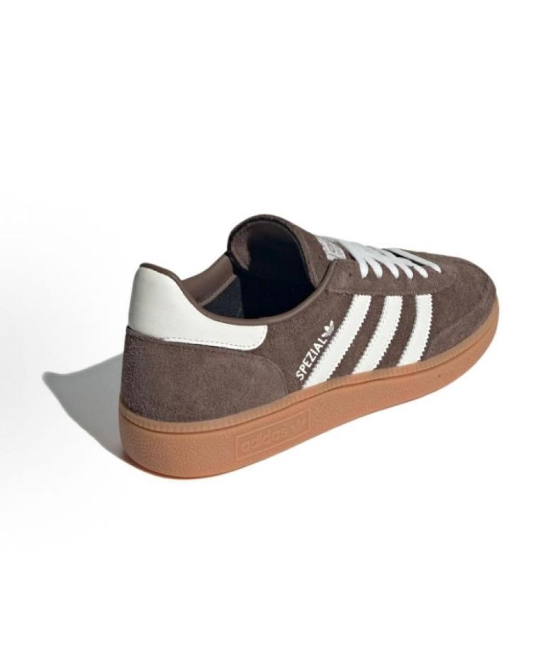 ADIDAS Коричневые замшевые кроссовки, фото 4