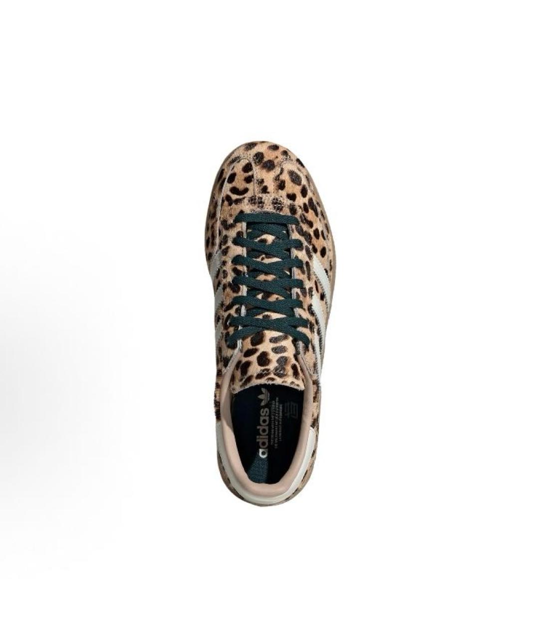 ADIDAS Бежевые текстильные кроссовки, фото 3