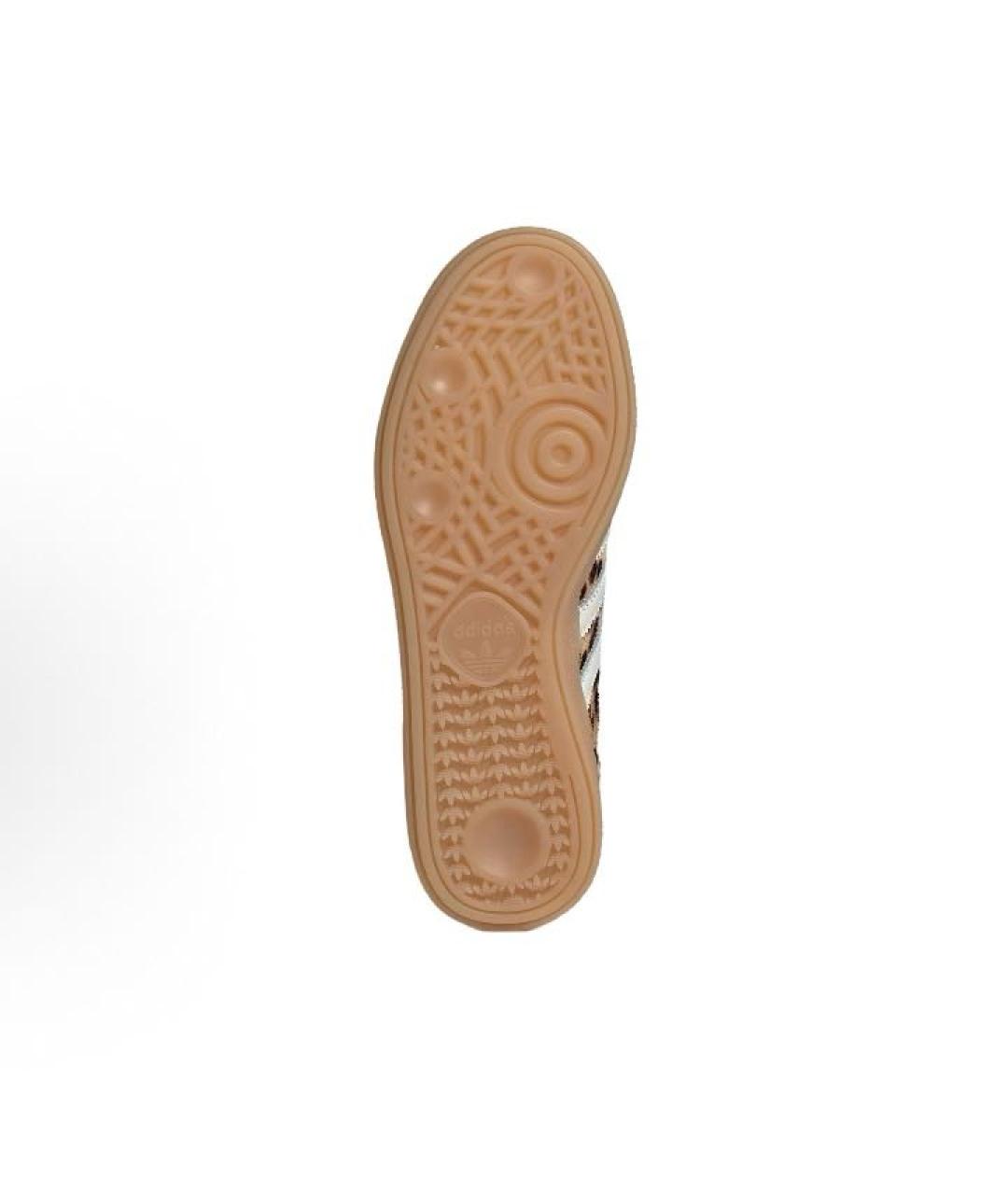 ADIDAS Бежевые текстильные кроссовки, фото 4