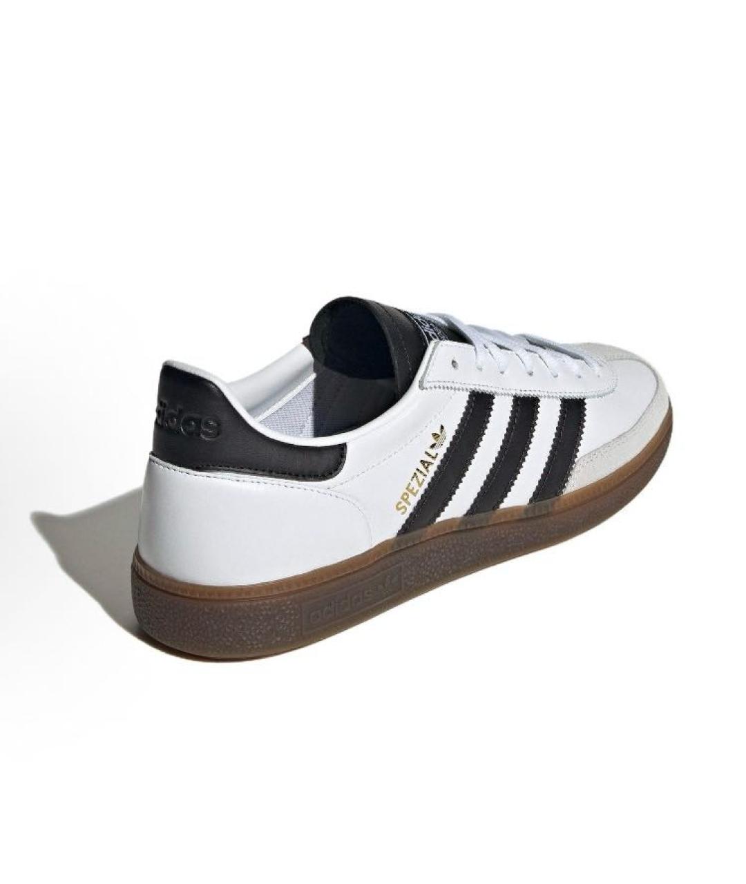 ADIDAS Белые кожаные кроссовки, фото 4