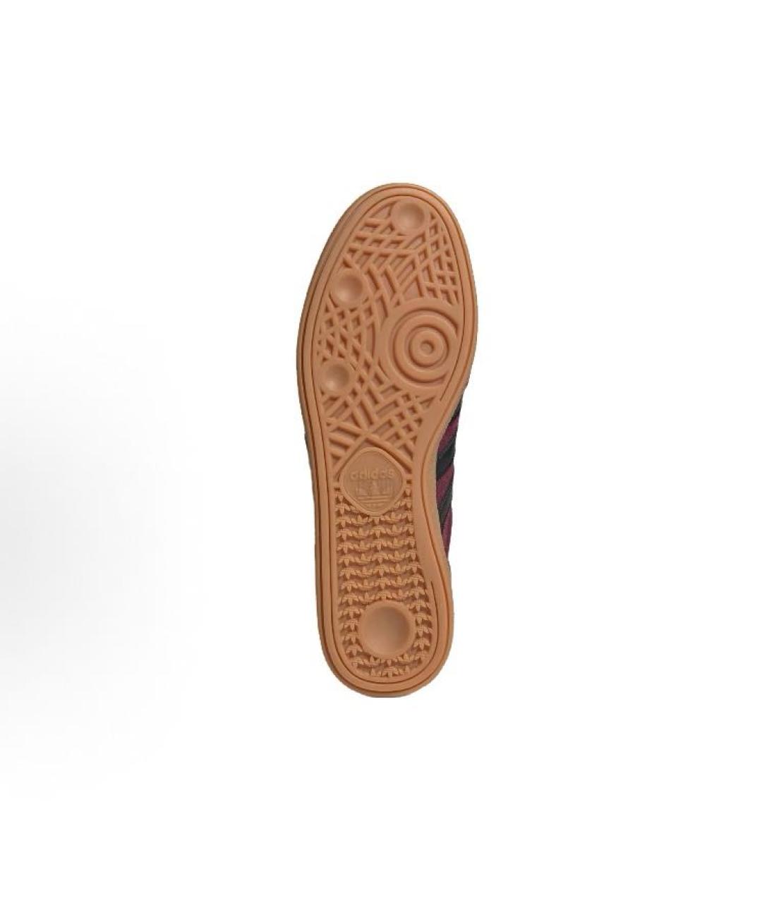 ADIDAS Бордовые замшевые кроссовки, фото 6