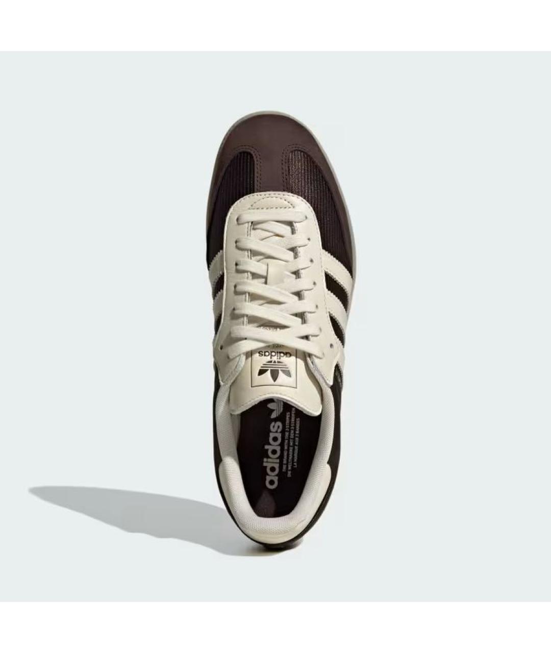 ADIDAS Коричневые текстильные кроссовки, фото 3