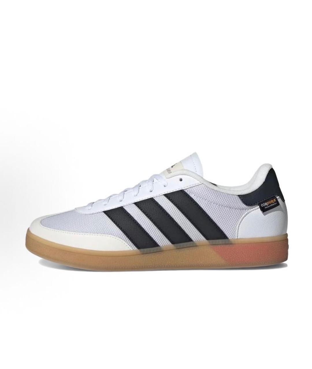 ADIDAS Белые текстильные кроссовки, фото 2