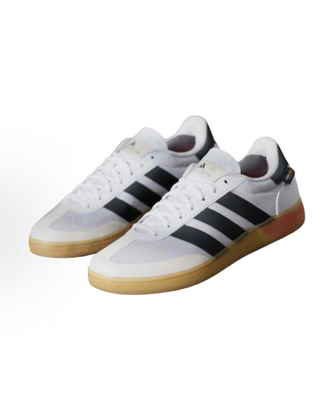 ADIDAS Белые текстильные кроссовки, фото 3