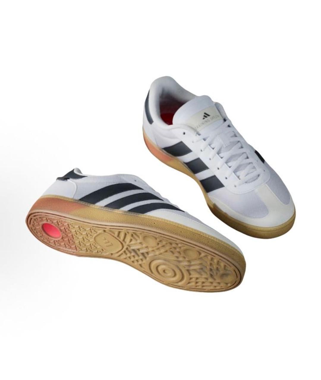 ADIDAS Белые текстильные кроссовки, фото 4