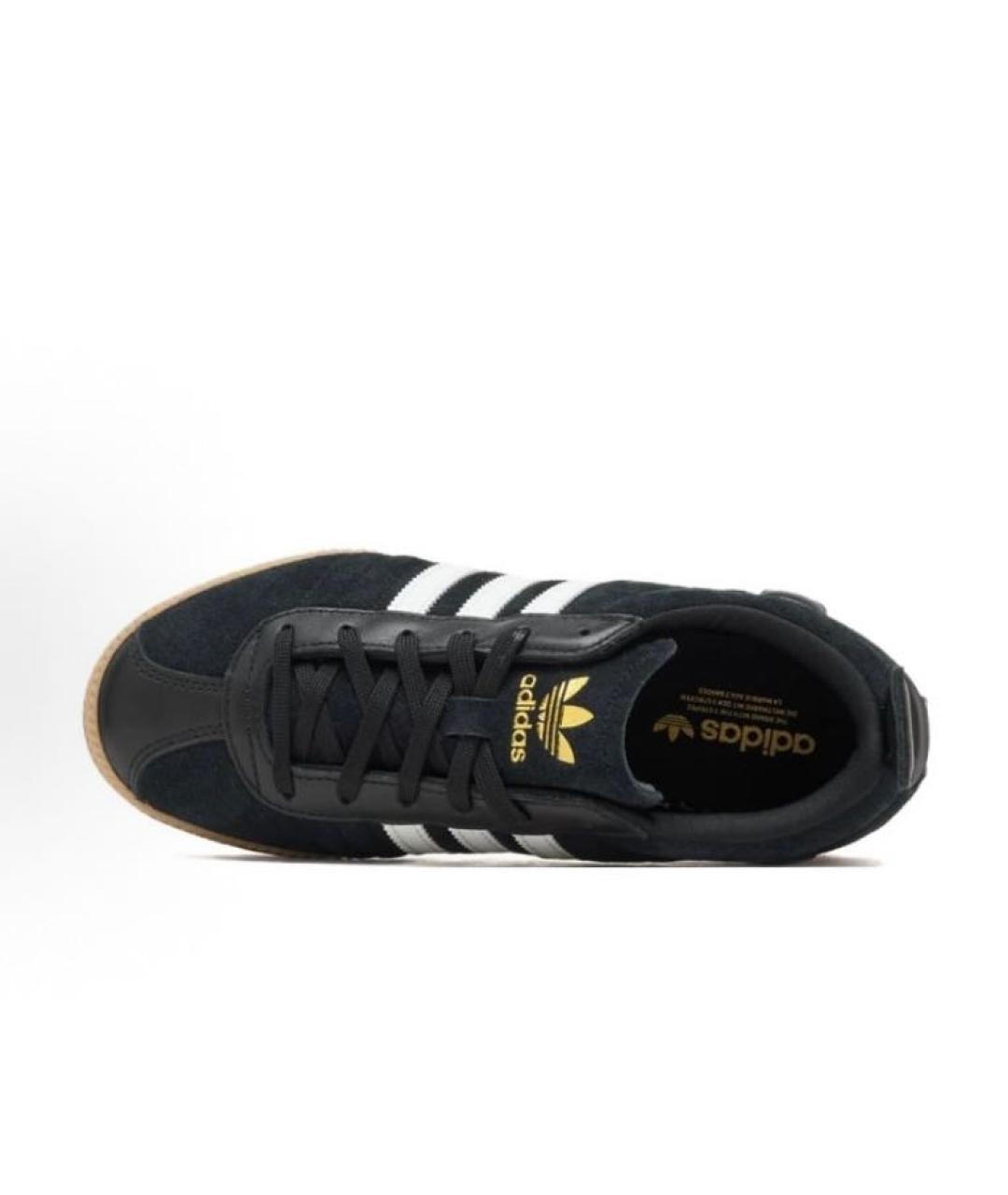 ADIDAS Черные замшевые кроссовки, фото 3