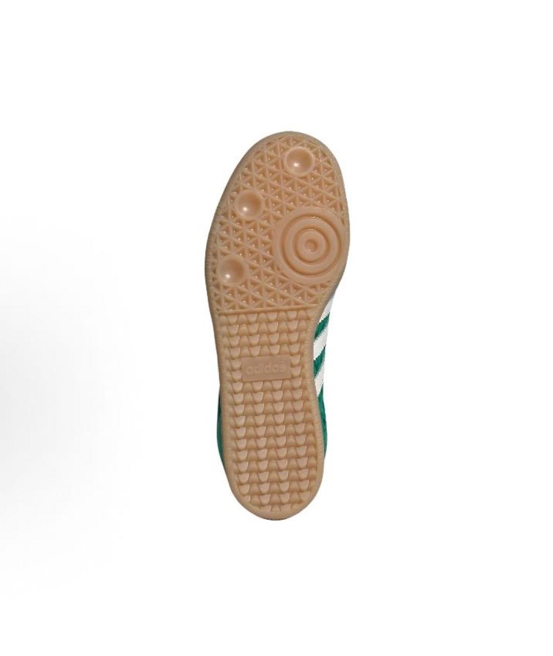 ADIDAS Зеленые текстильные кроссовки, фото 4