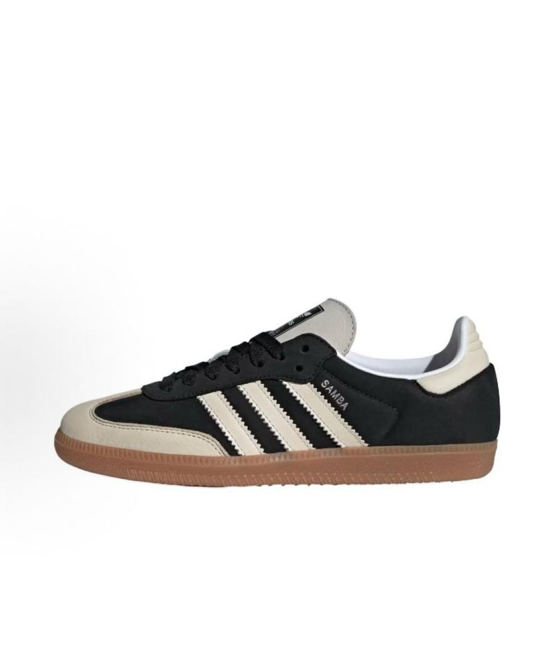 ADIDAS Черные замшевые кроссовки, фото 2