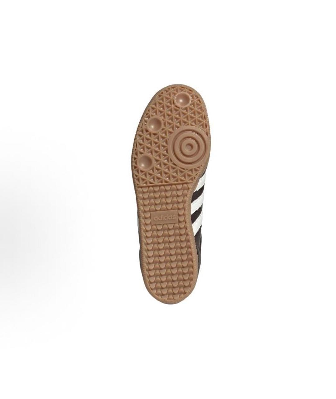 ADIDAS Коричневые кожаные кроссовки, фото 5