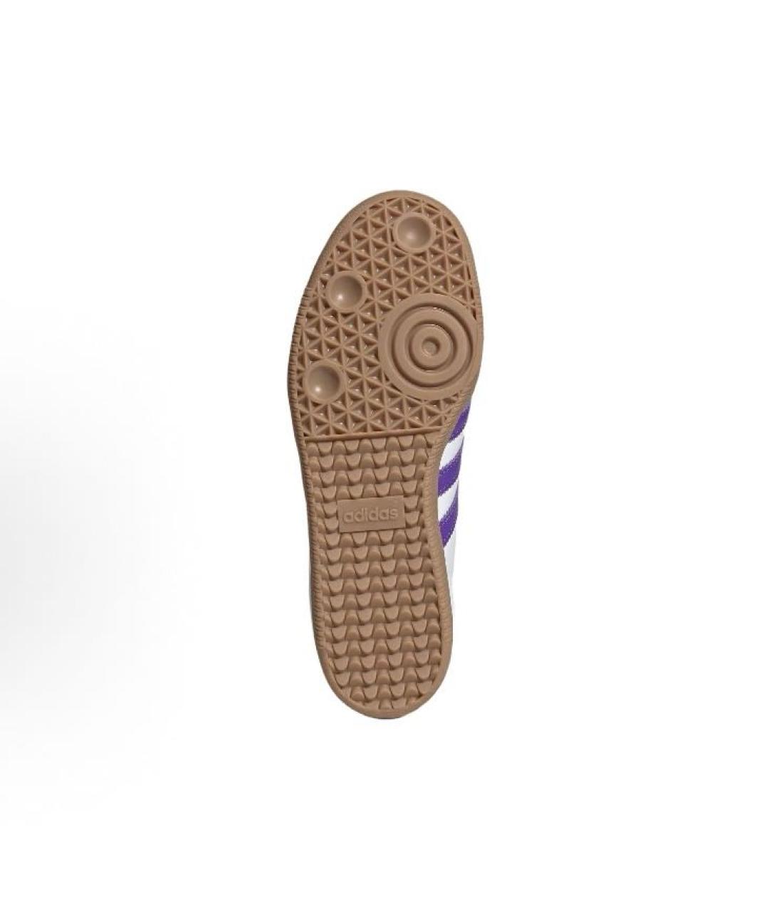 ADIDAS Белые кожаные кроссовки, фото 4