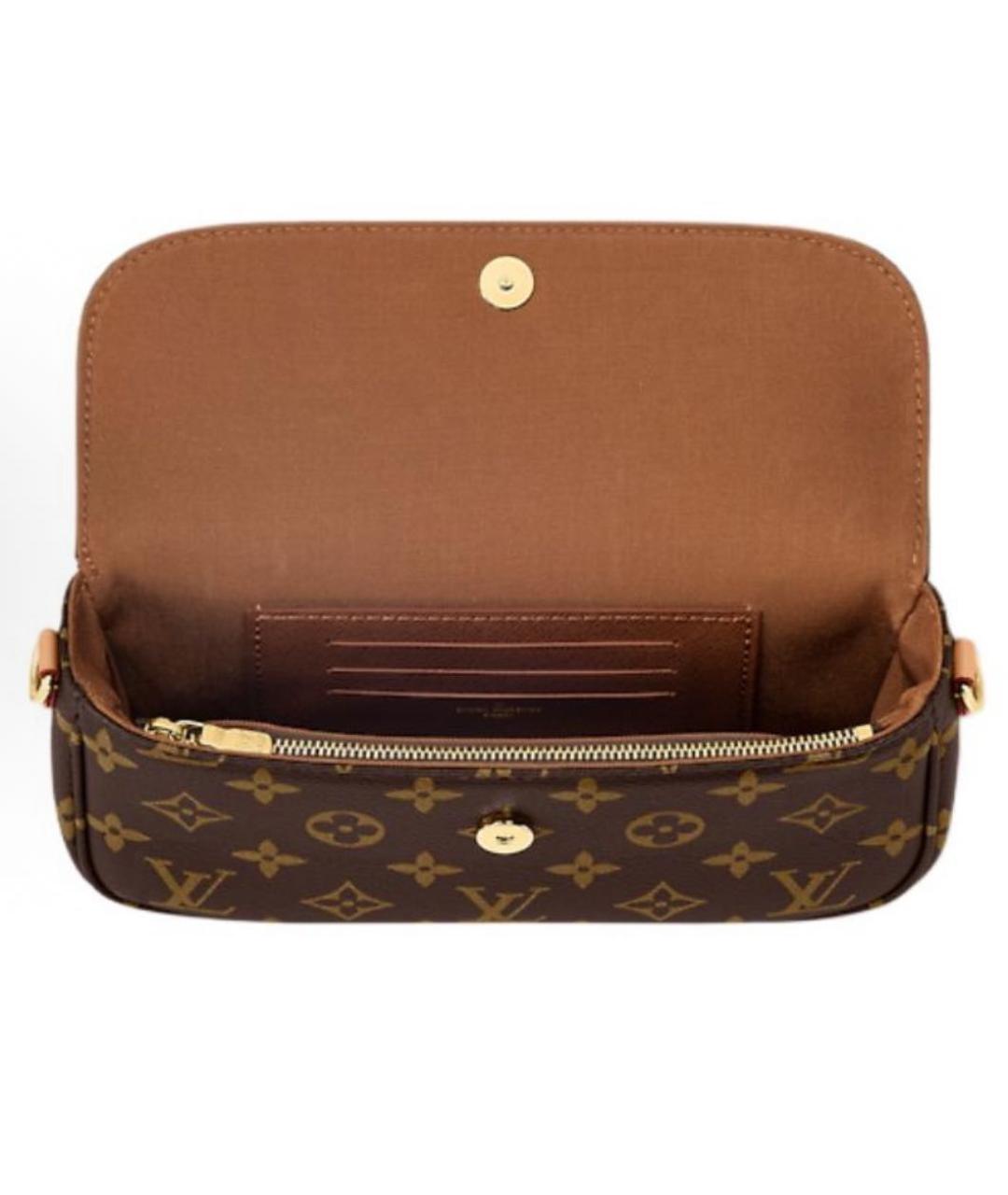 LOUIS VUITTON Коричневая сумка через плечо, фото 6