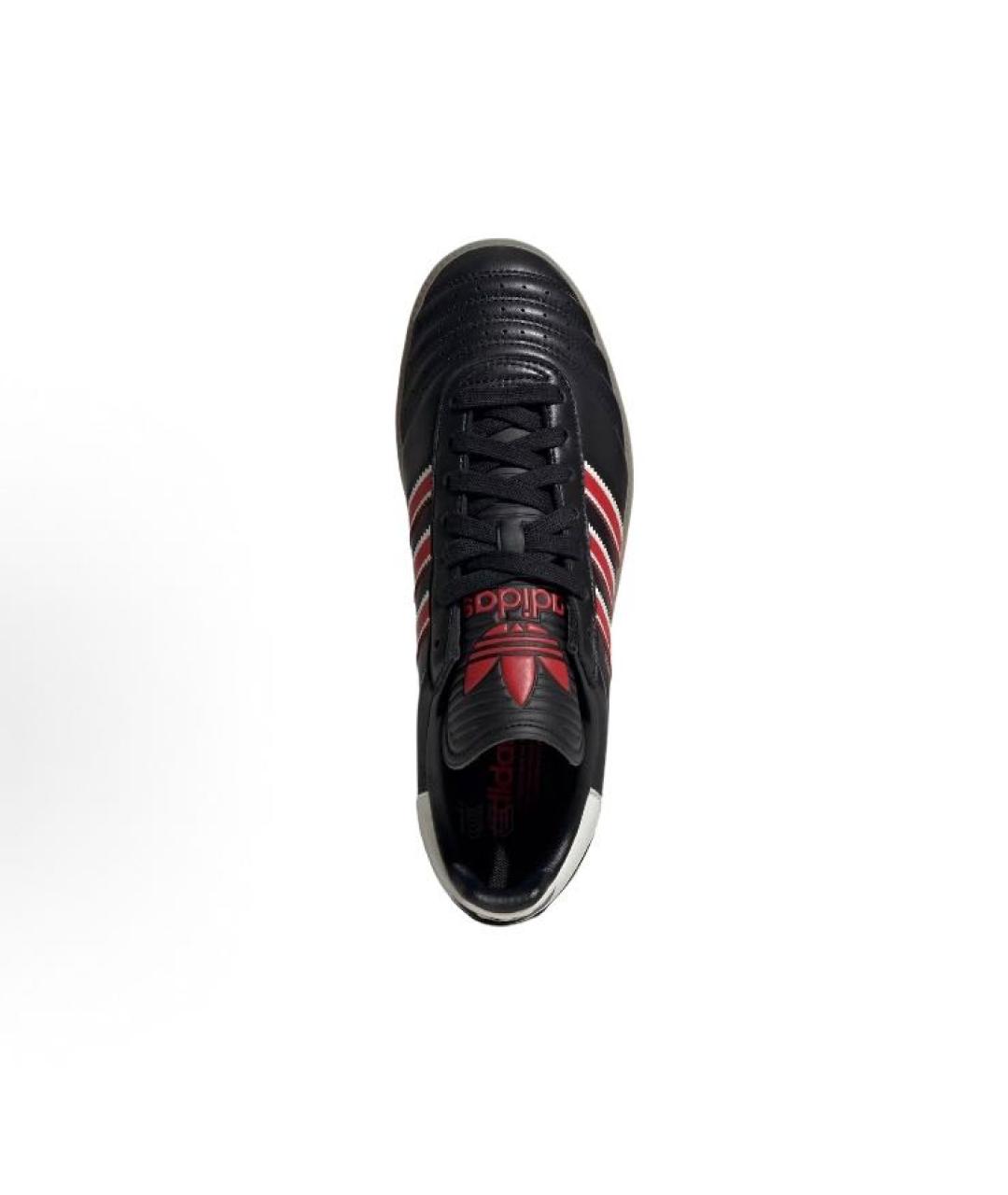 ADIDAS Черные кожаные кроссовки, фото 3