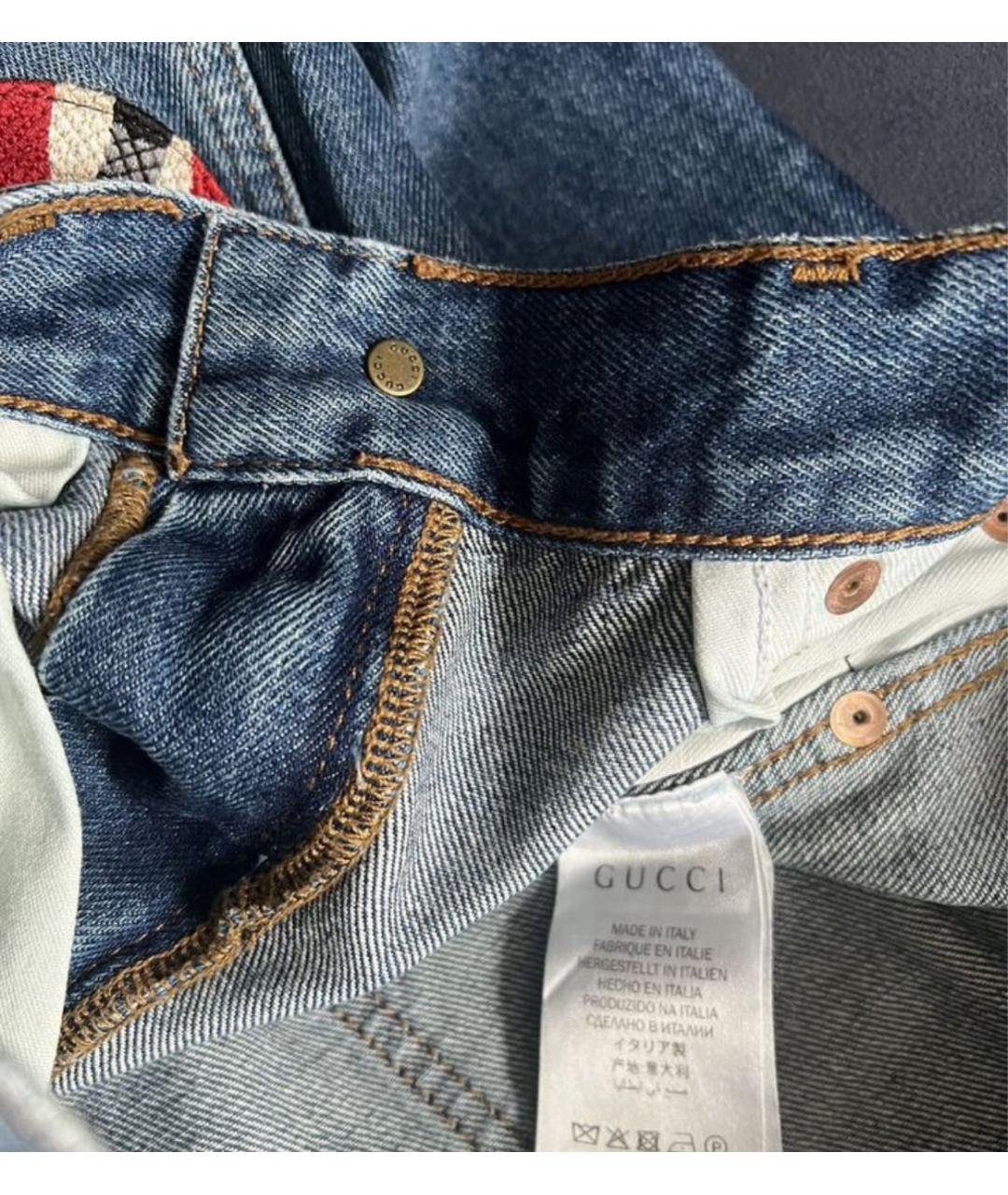 GUCCI Прямые джинсы, фото 3
