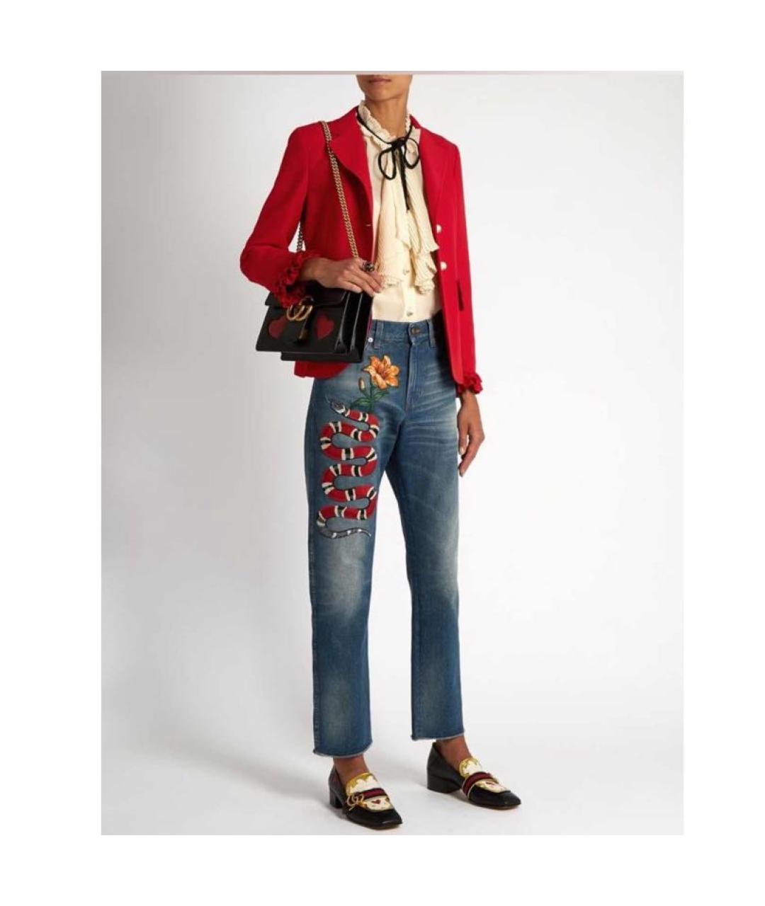 GUCCI Прямые джинсы, фото 8