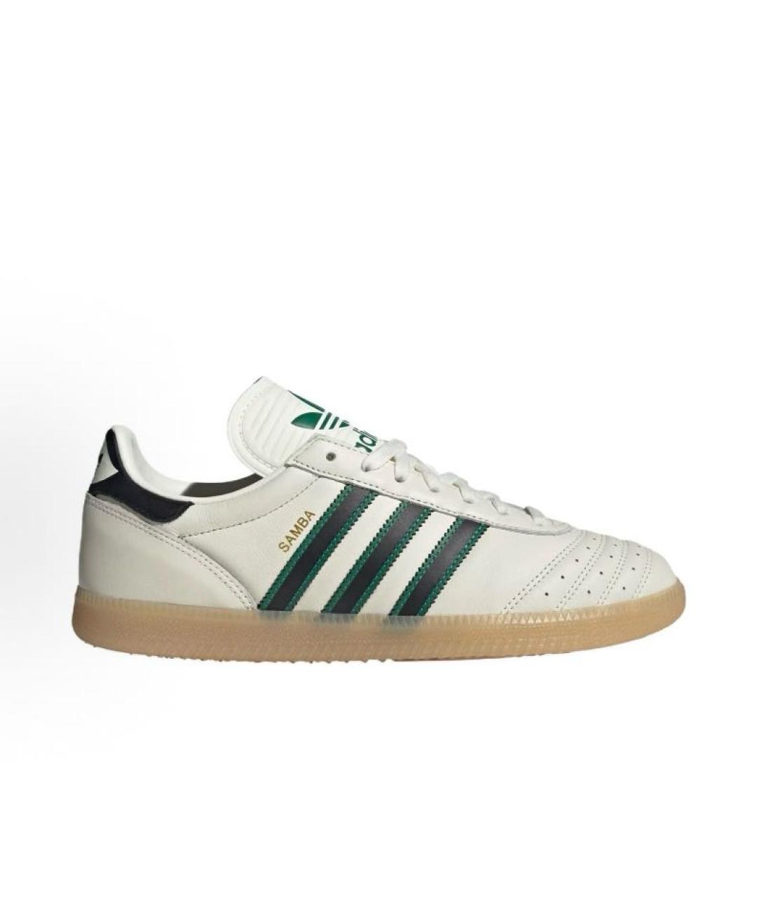 ADIDAS Бежевые кожаные кроссовки, фото 7