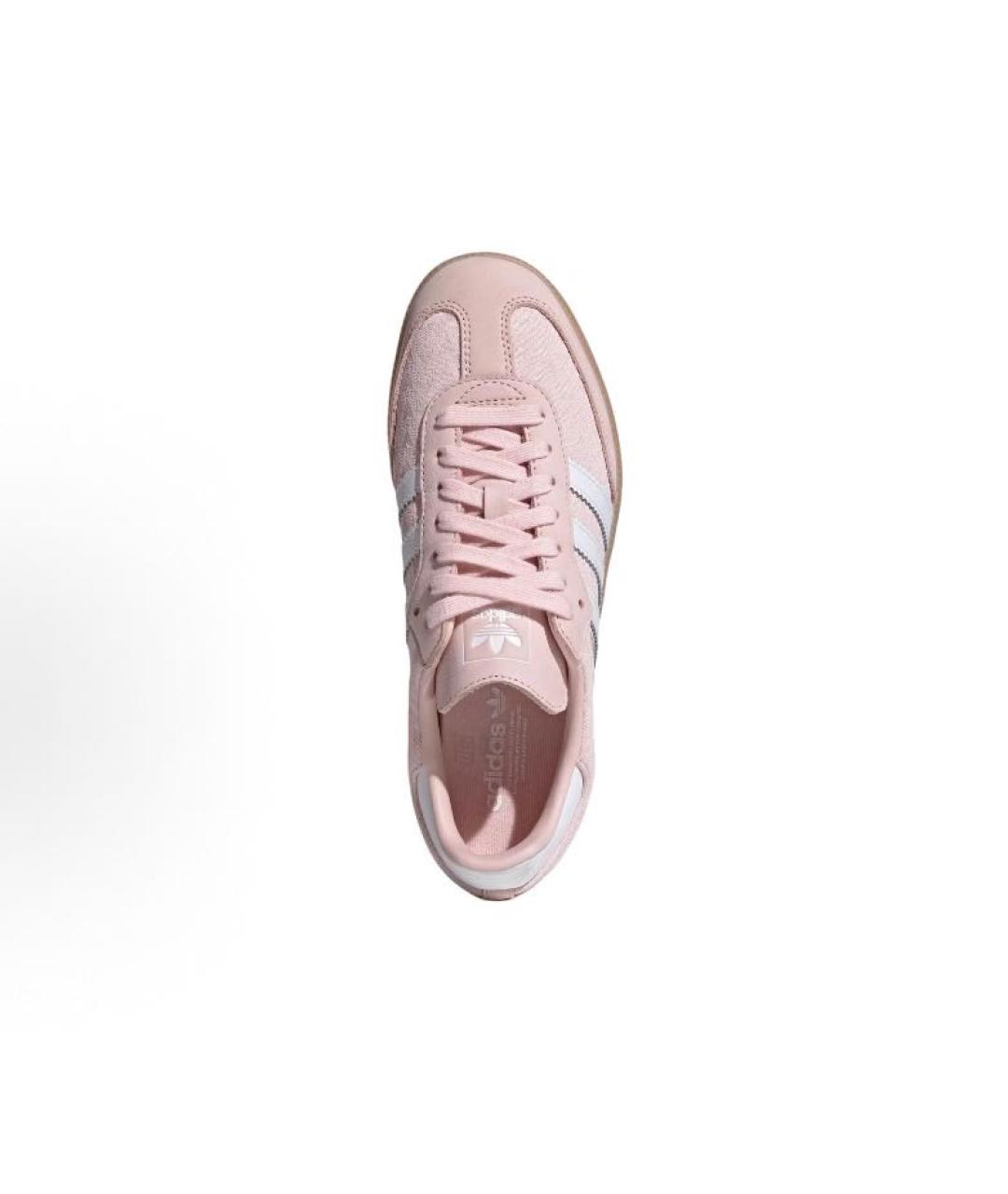 ADIDAS Розовые текстильные кроссовки, фото 3