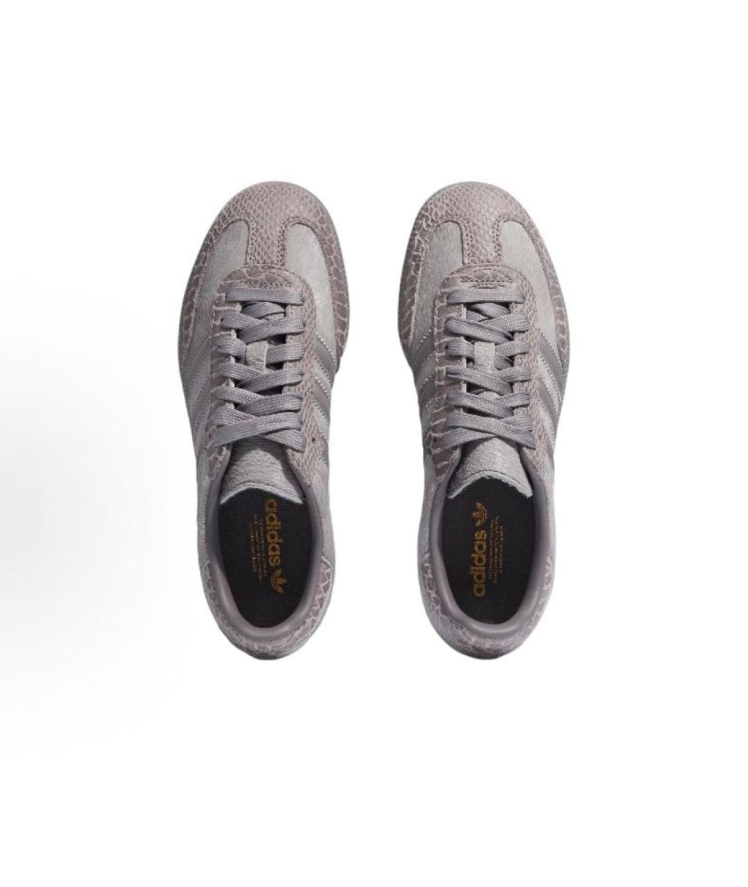 ADIDAS Серые текстильные кроссовки, фото 5