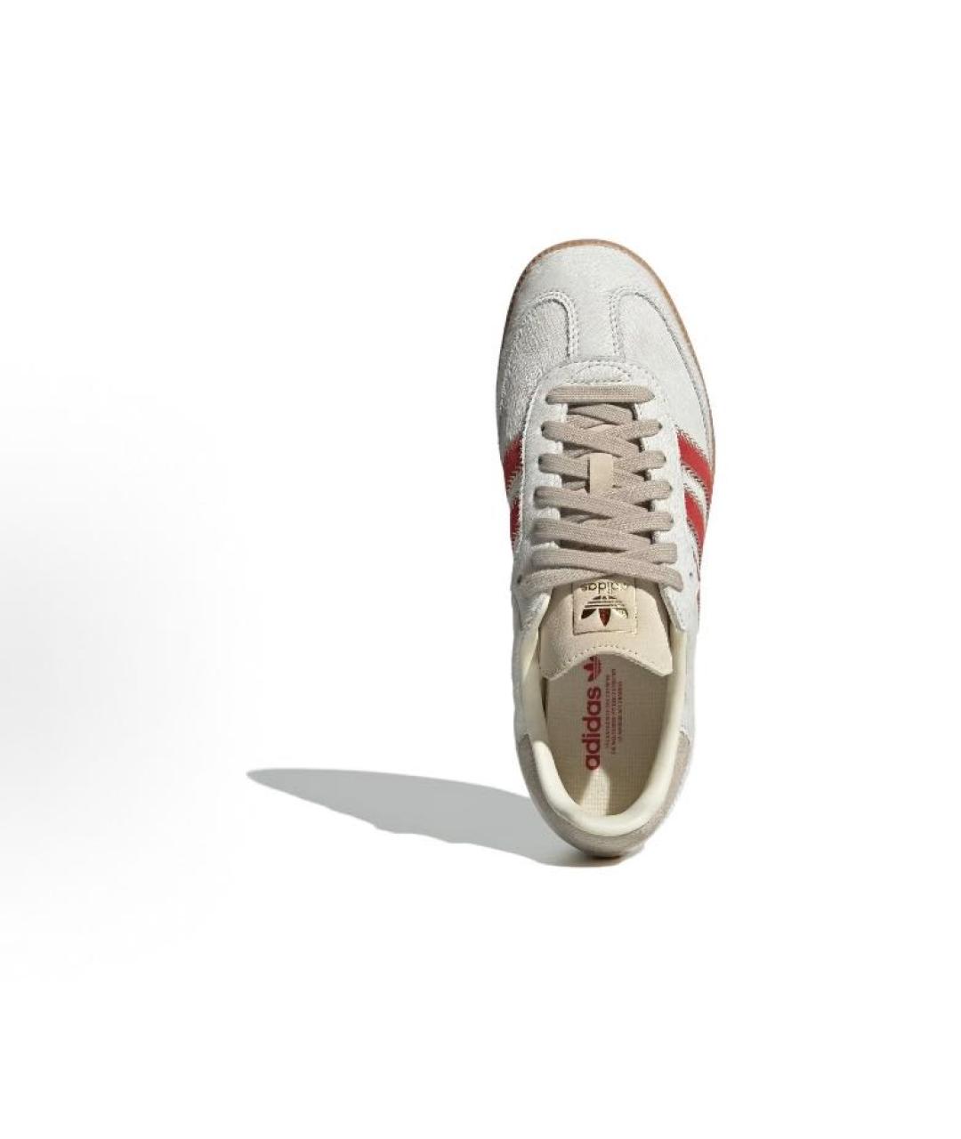 ADIDAS Белые текстильные кроссовки, фото 5