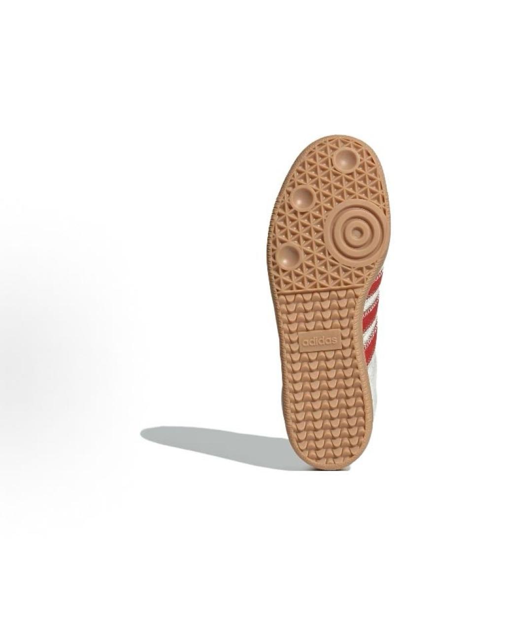 ADIDAS Белые текстильные кроссовки, фото 6