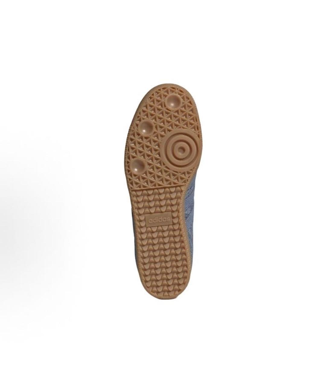 ADIDAS Синие текстильные кроссовки, фото 4