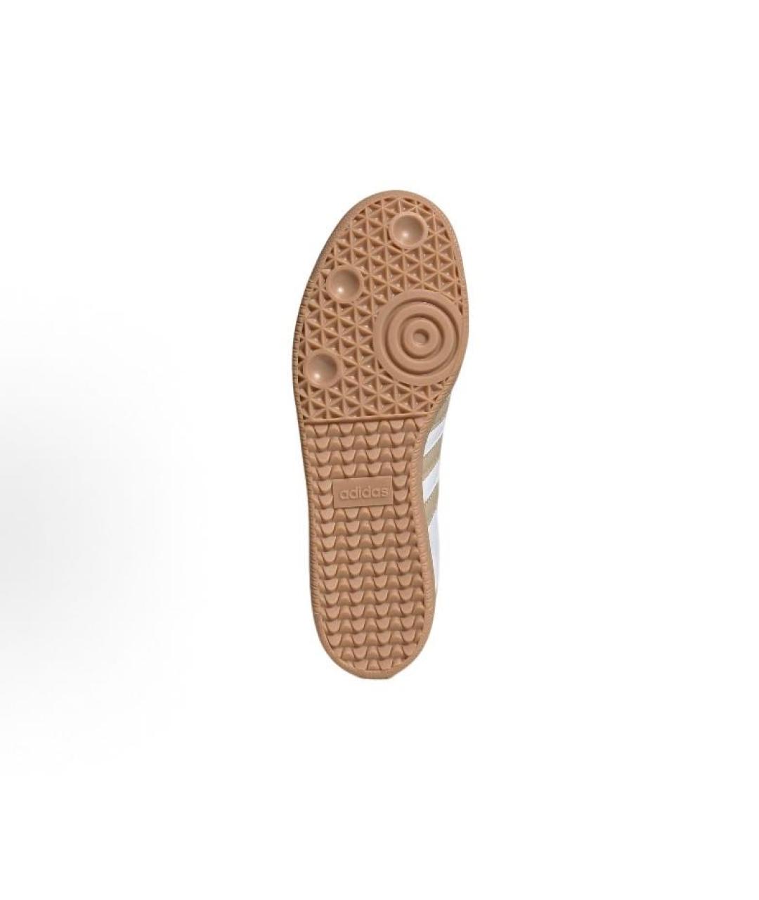 ADIDAS Белые кожаные кроссовки, фото 5