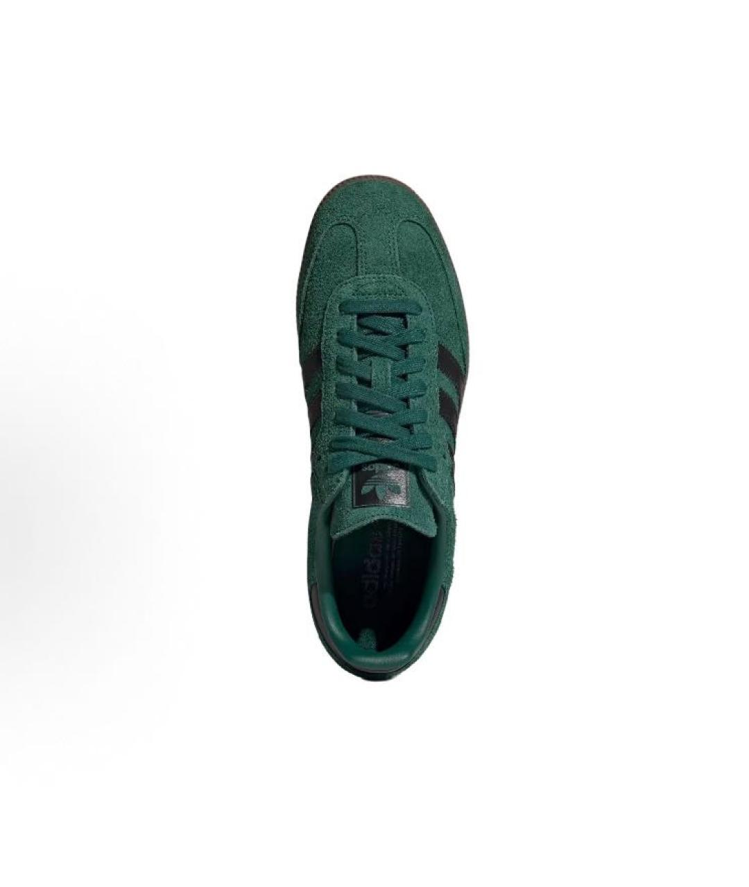 ADIDAS Зеленые замшевые кроссовки, фото 3