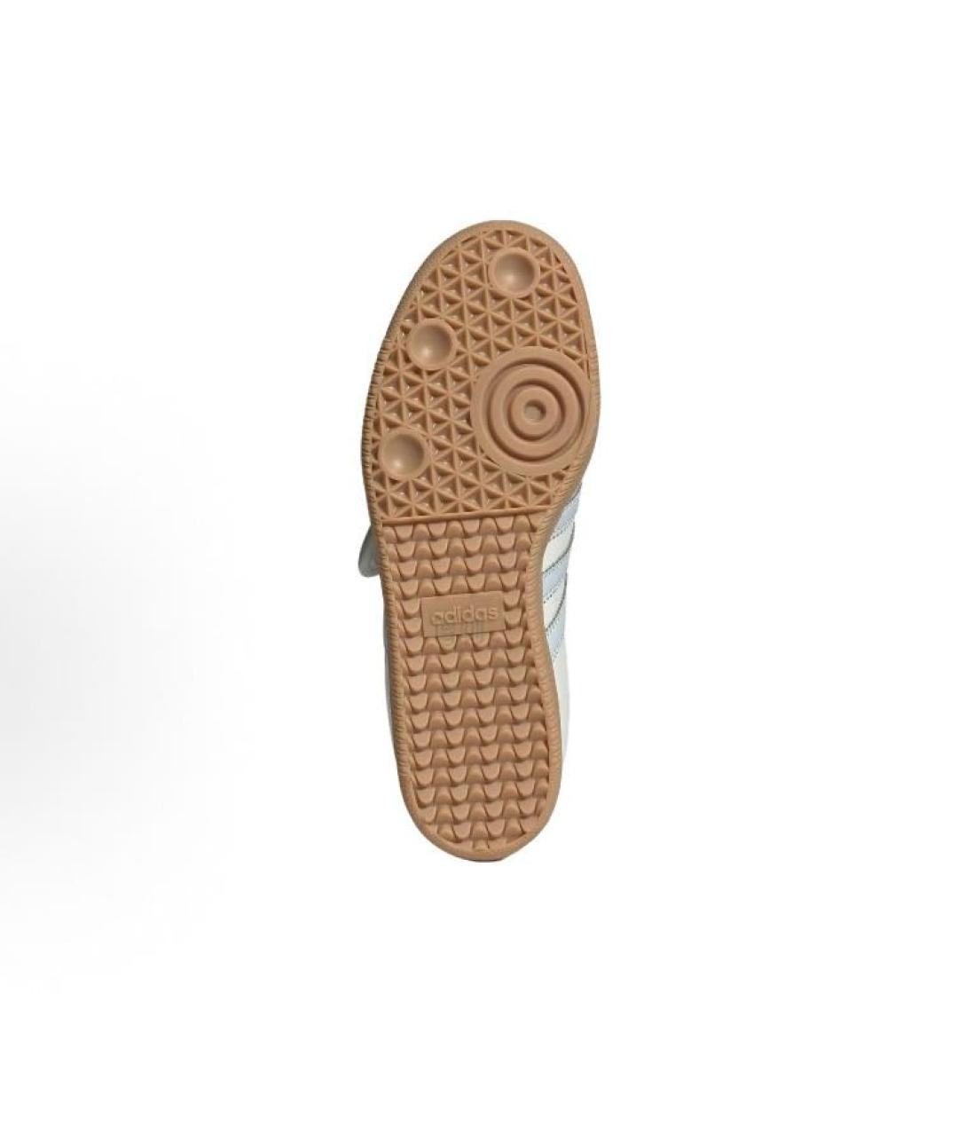 ADIDAS Белые кожаные балетки, фото 6