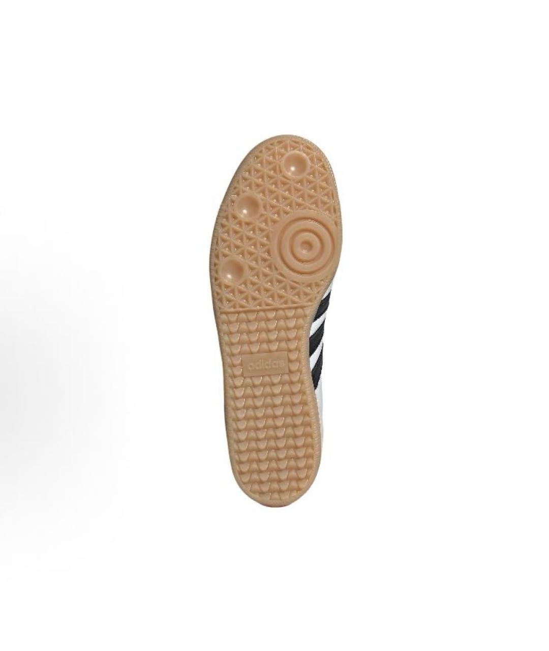 ADIDAS Белые кожаные кроссовки, фото 6