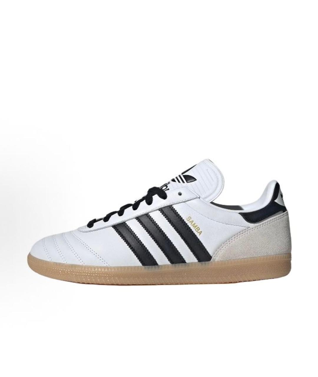 ADIDAS Белые кожаные кроссовки, фото 2