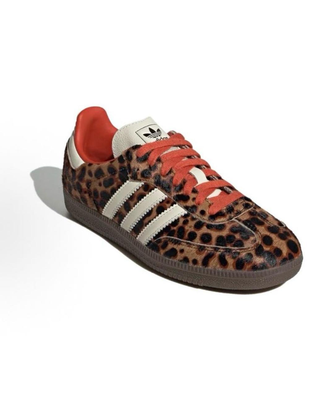 ADIDAS Коричневые текстильные кроссовки, фото 4