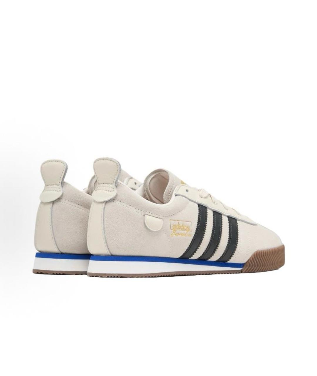 ADIDAS Бежевые замшевые кроссовки, фото 5