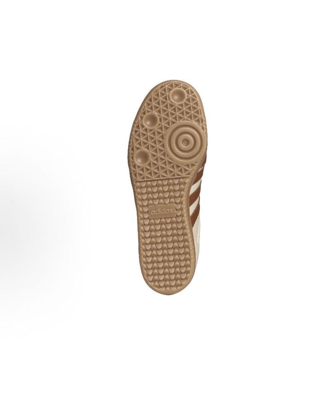 ADIDAS Бежевые кожаные кроссовки, фото 6