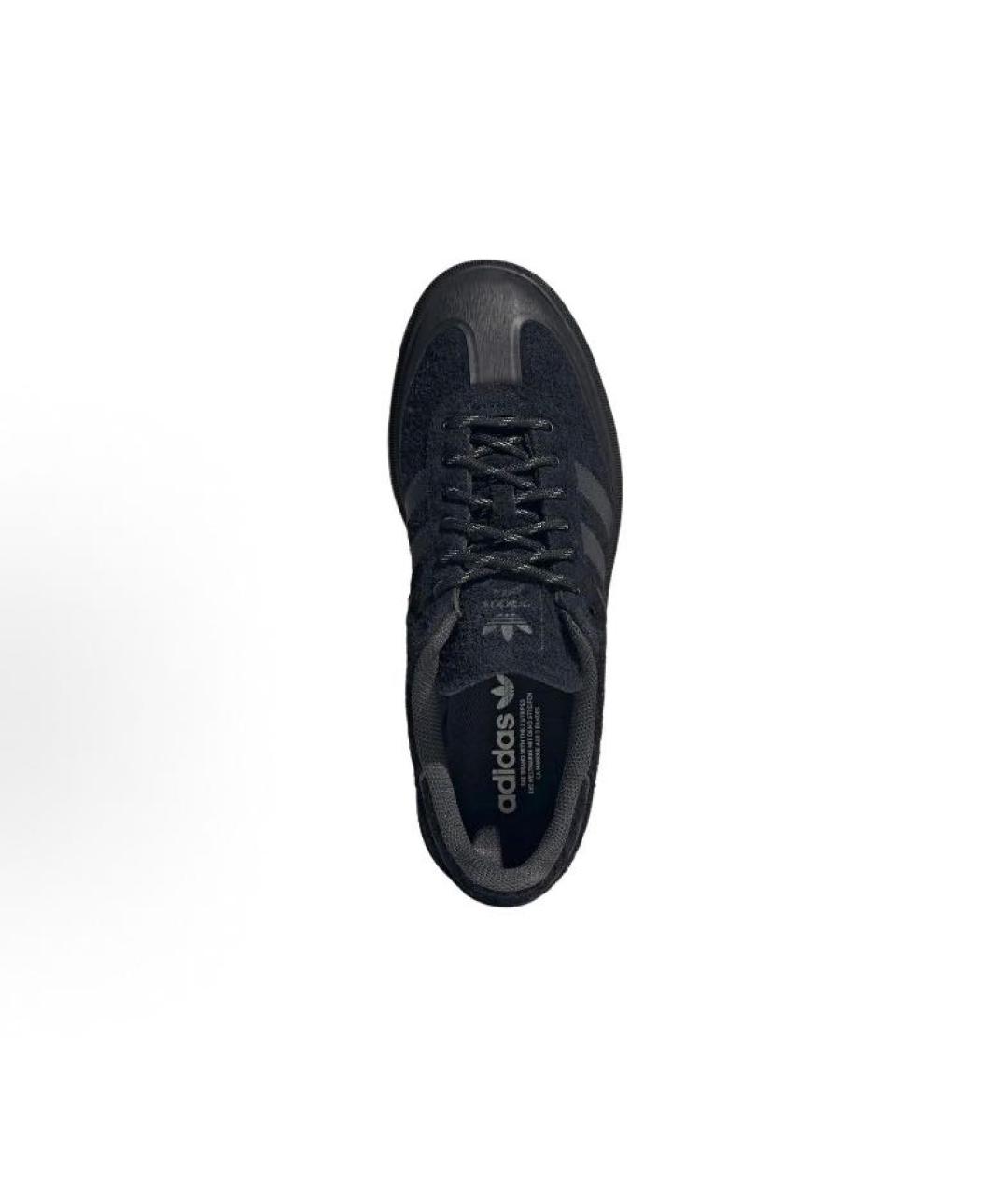 ADIDAS Черные замшевые кроссовки, фото 3