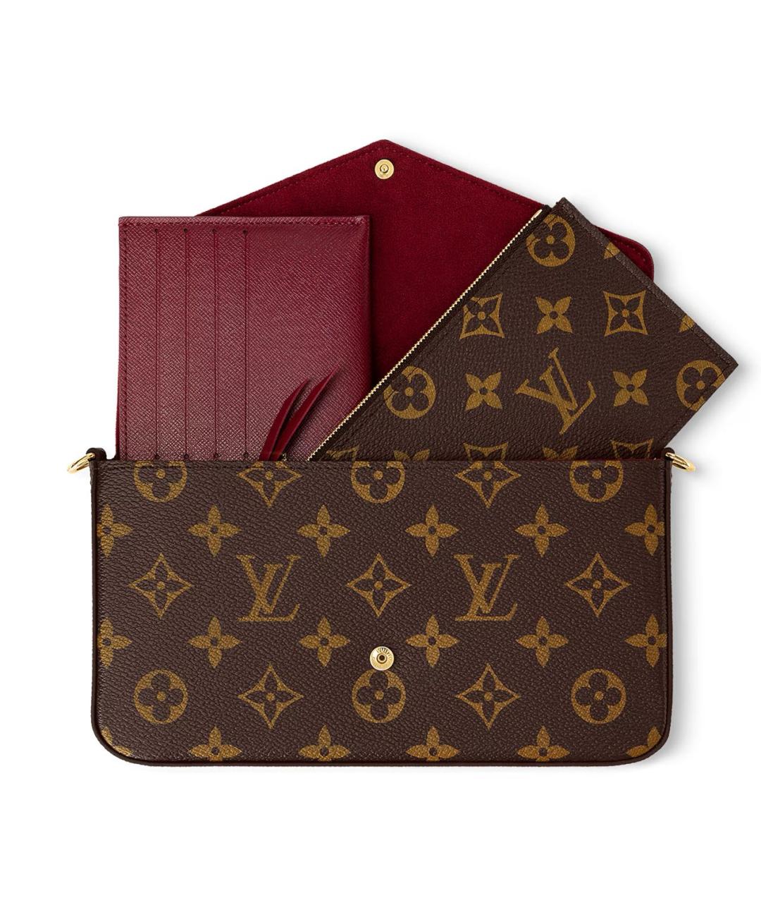 LOUIS VUITTON Коричневая кожаная сумка с короткими ручками, фото 2