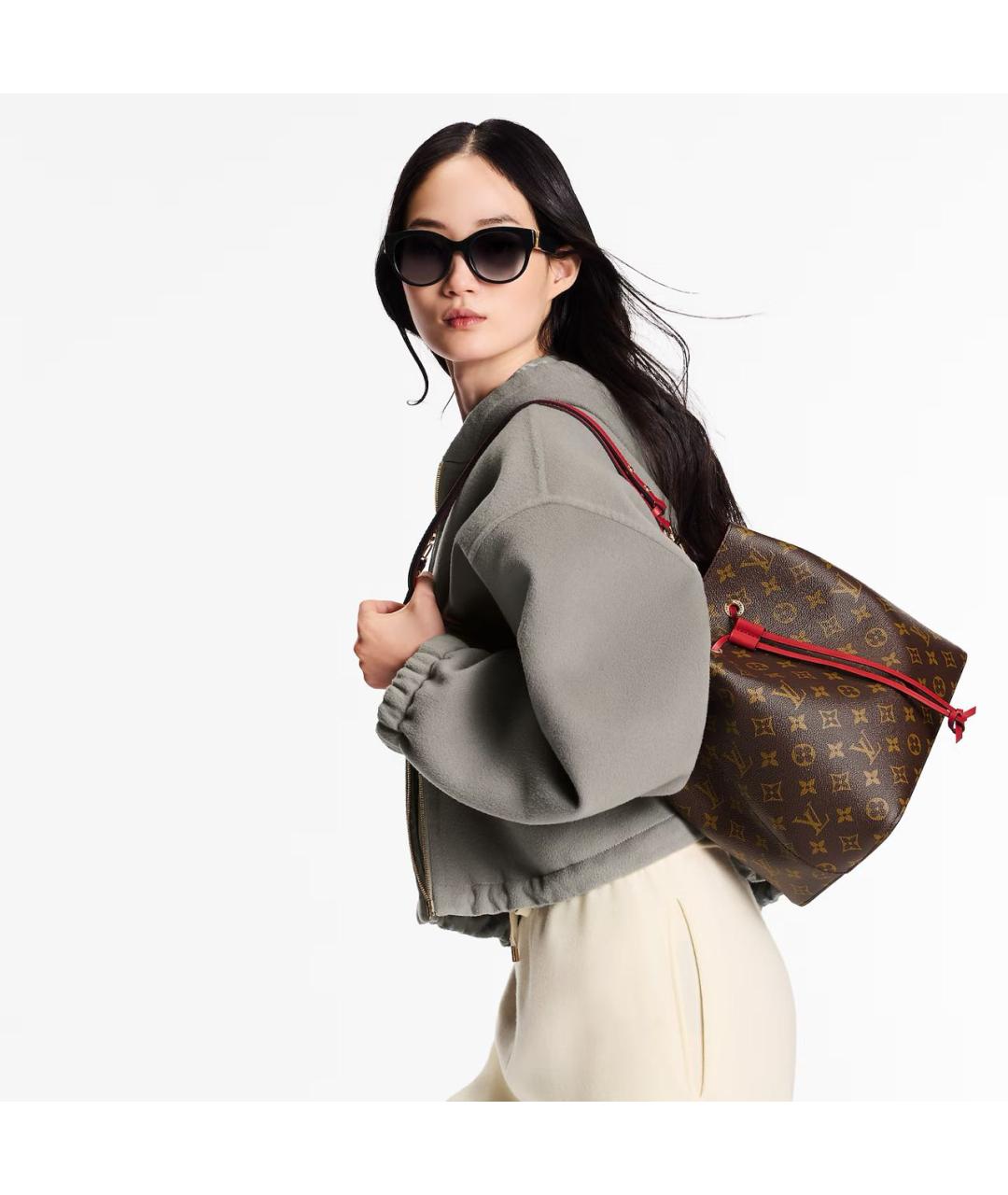 LOUIS VUITTON Коричневая кожаная сумка тоут, фото 2