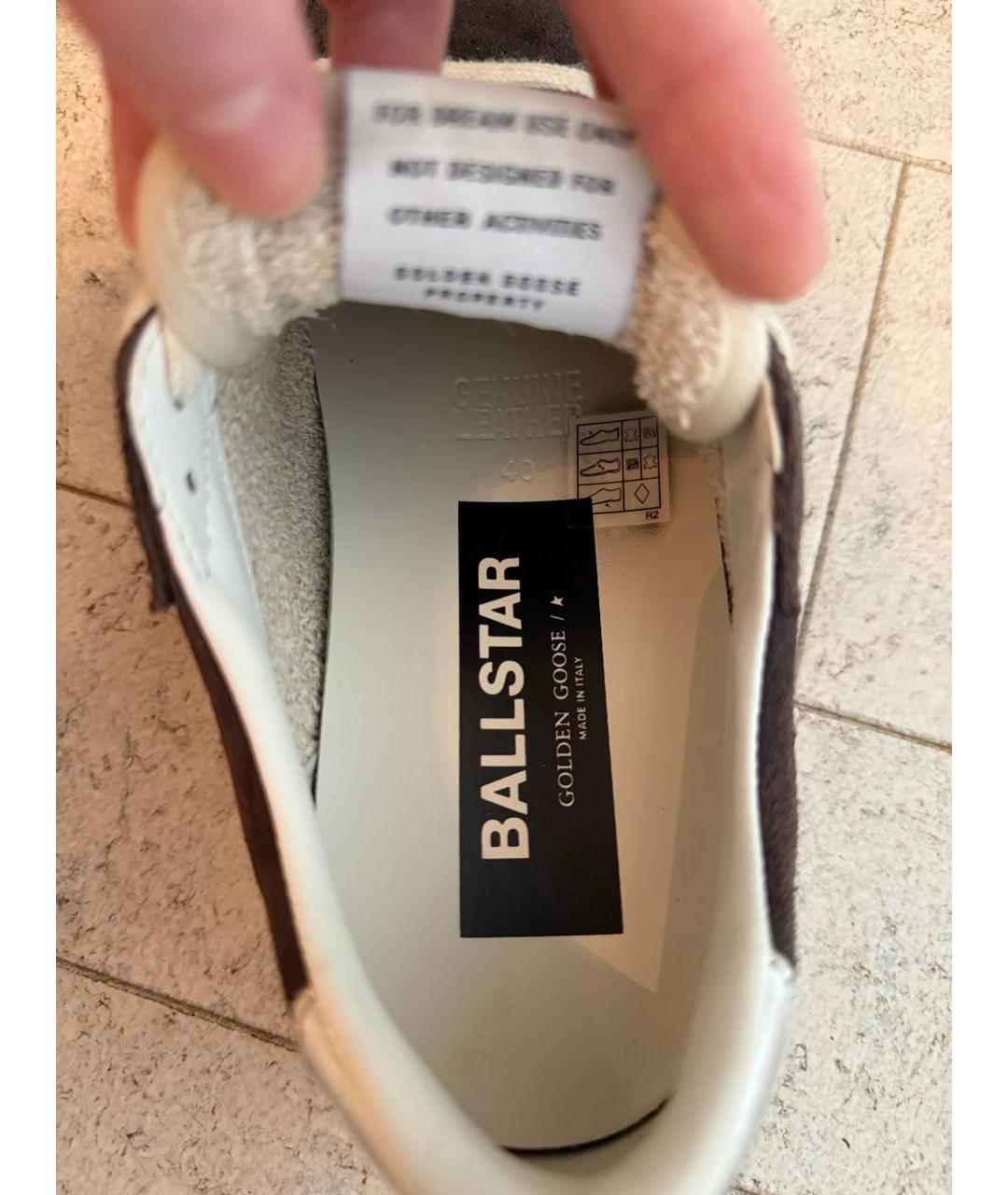 GOLDEN GOOSE DELUXE BRAND Коричневые замшевые кеды, фото 7