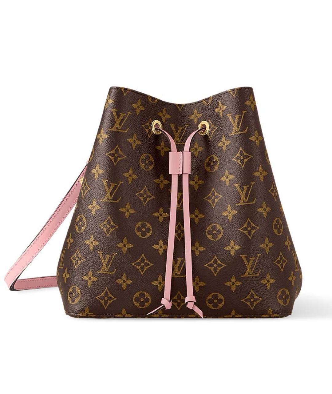 LOUIS VUITTON Коричневая кожаная сумка тоут, фото 4