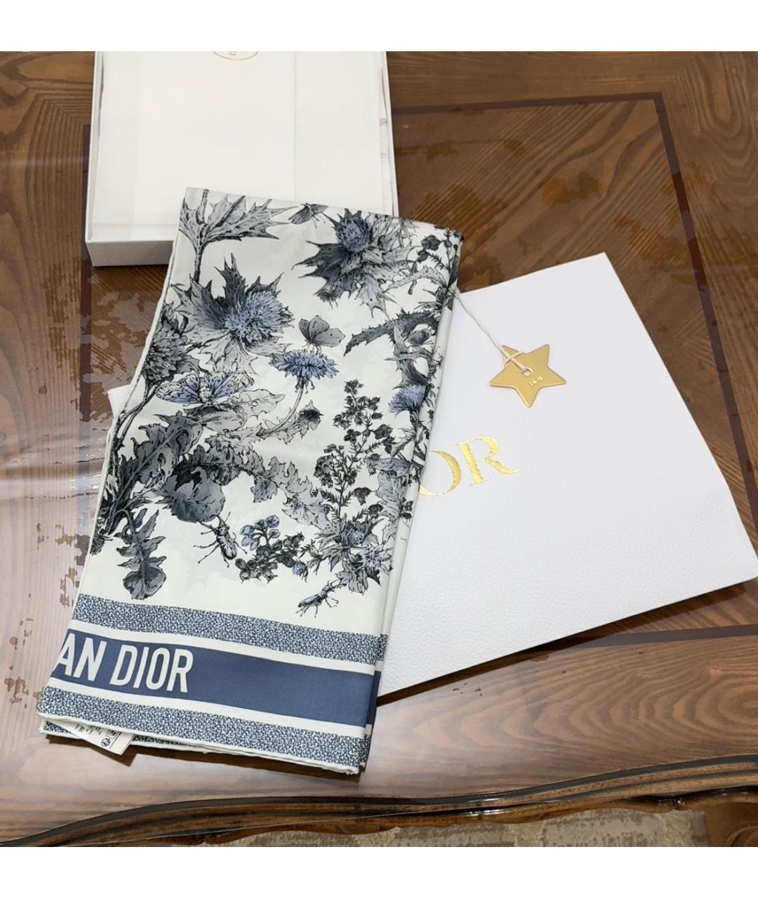 CHRISTIAN DIOR Синяя повязка на голову, фото 2