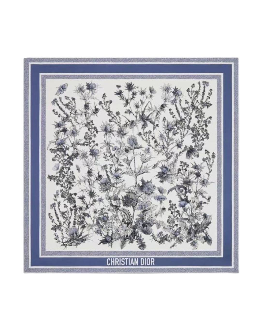 CHRISTIAN DIOR Синяя повязка на голову, фото 1