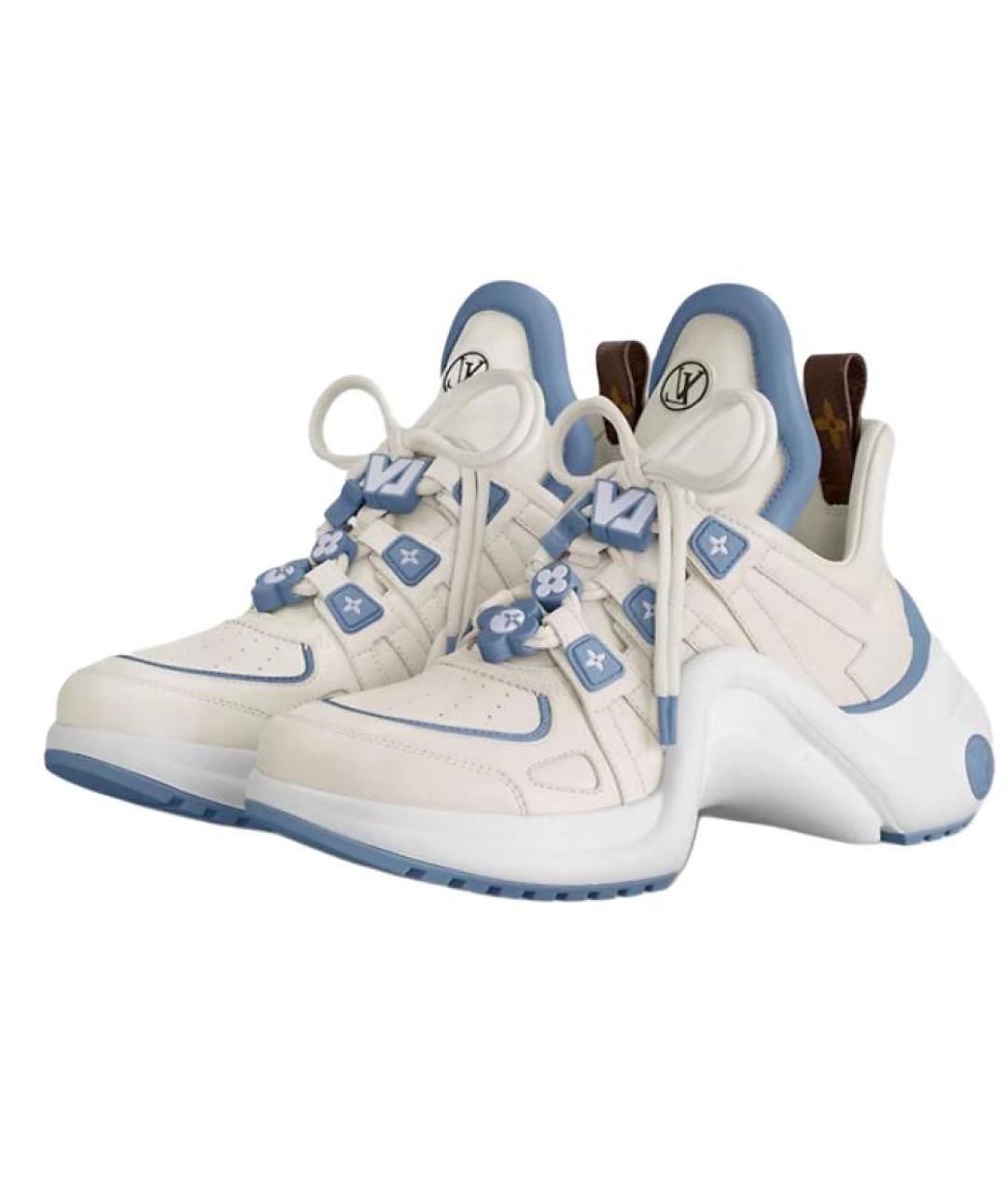 LOUIS VUITTON Мульти кожаные кроссовки, фото 2