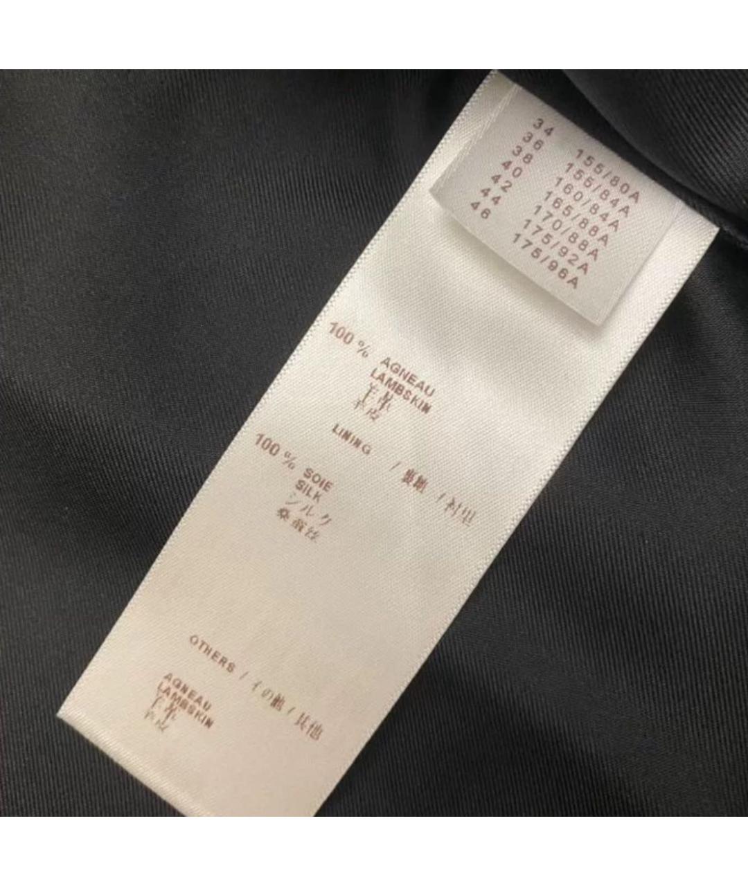 LOUIS VUITTON Черная кожаная куртка, фото 4