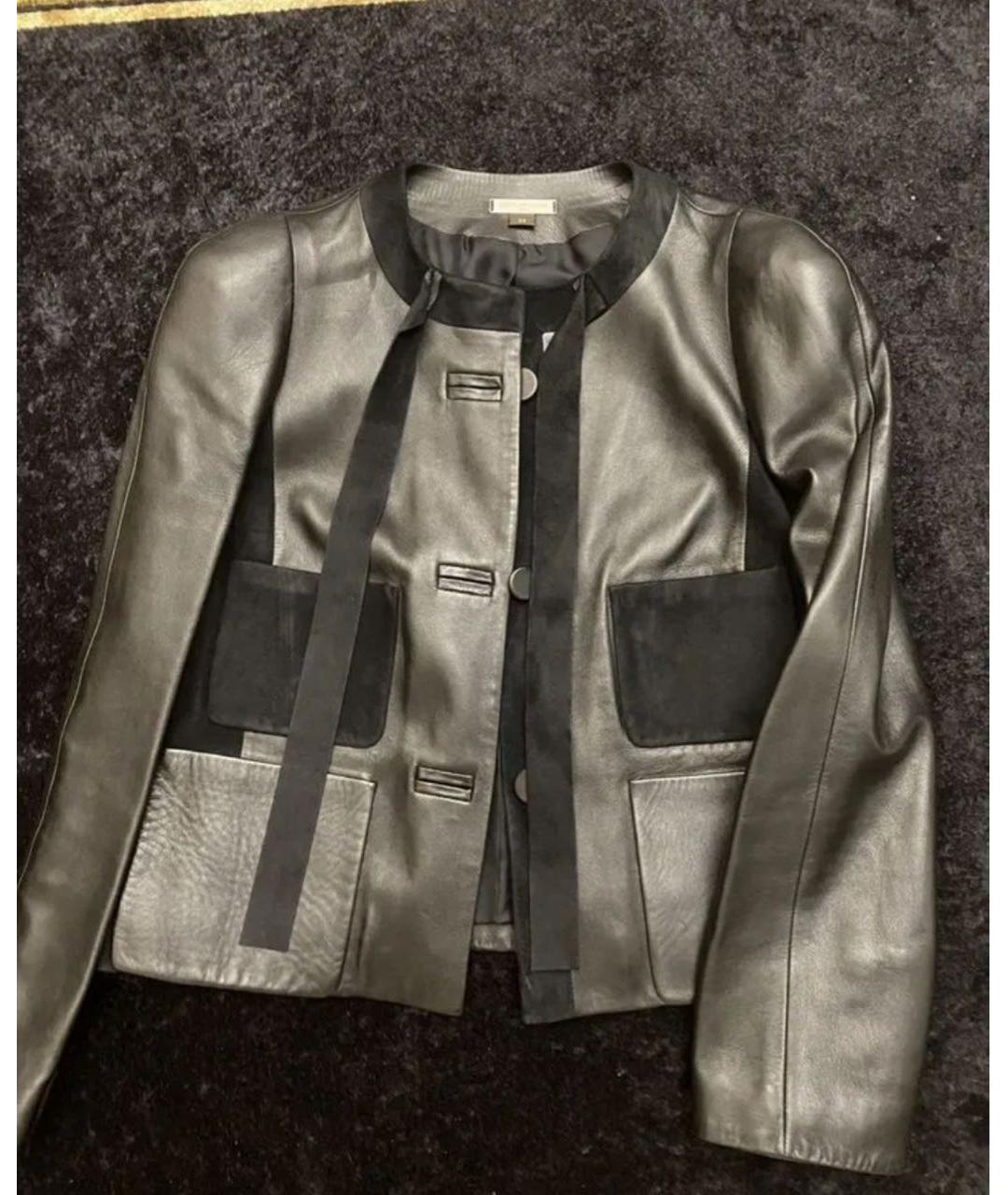 LOUIS VUITTON Черная кожаная куртка, фото 7