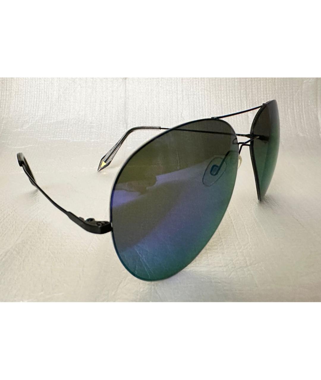 VICTORIA BECKHAM Фиолетовые металлические солнцезащитные очки, фото 2