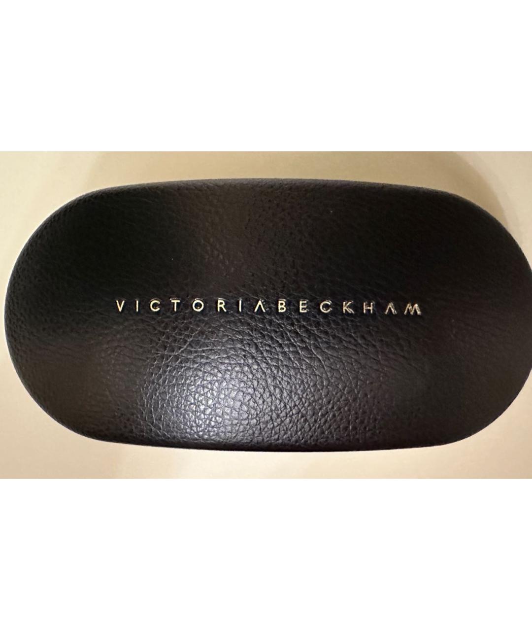 VICTORIA BECKHAM Голубые металлические солнцезащитные очки, фото 4