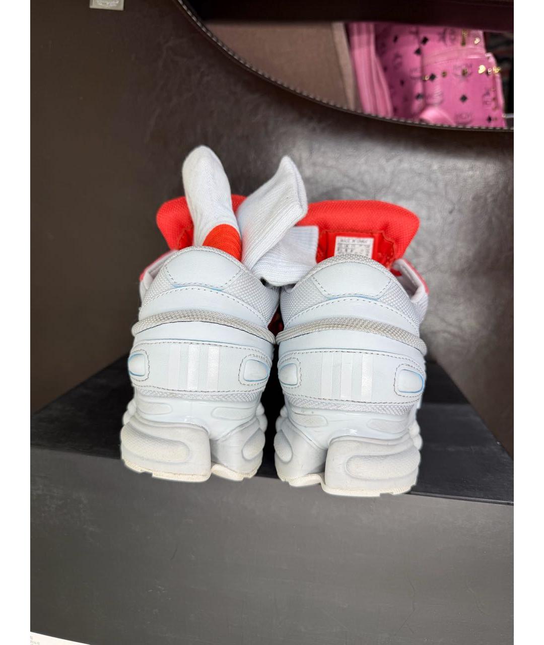 ADIDAS X RAF SIMONS Красные низкие кроссовки / кеды, фото 4