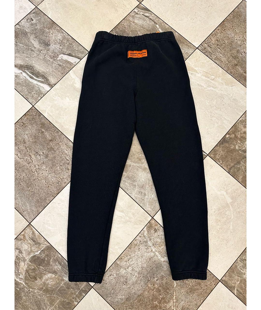 HERON PRESTON Черные хлопковые спортивные брюки и шорты, фото 3