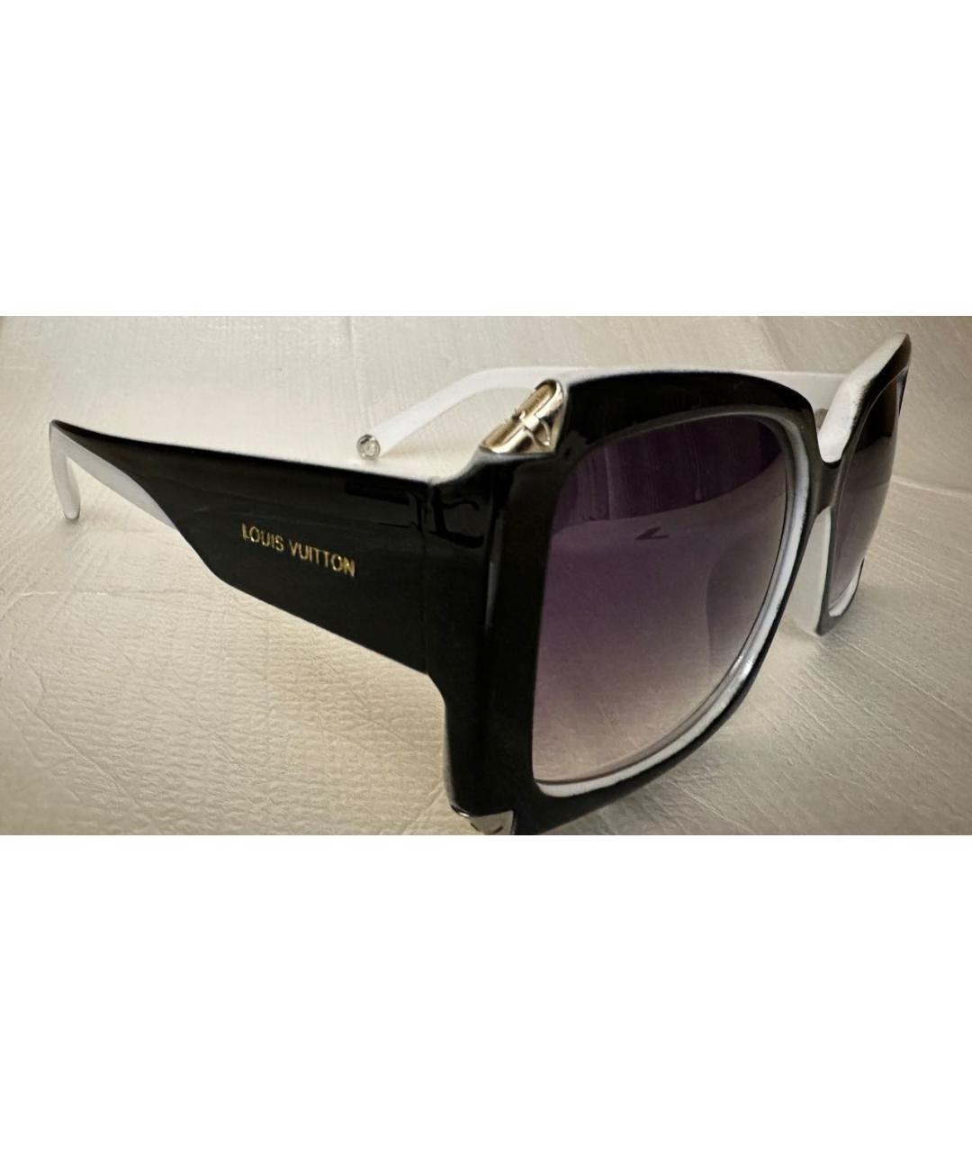 LOUIS VUITTON Черные пластиковые солнцезащитные очки, фото 2