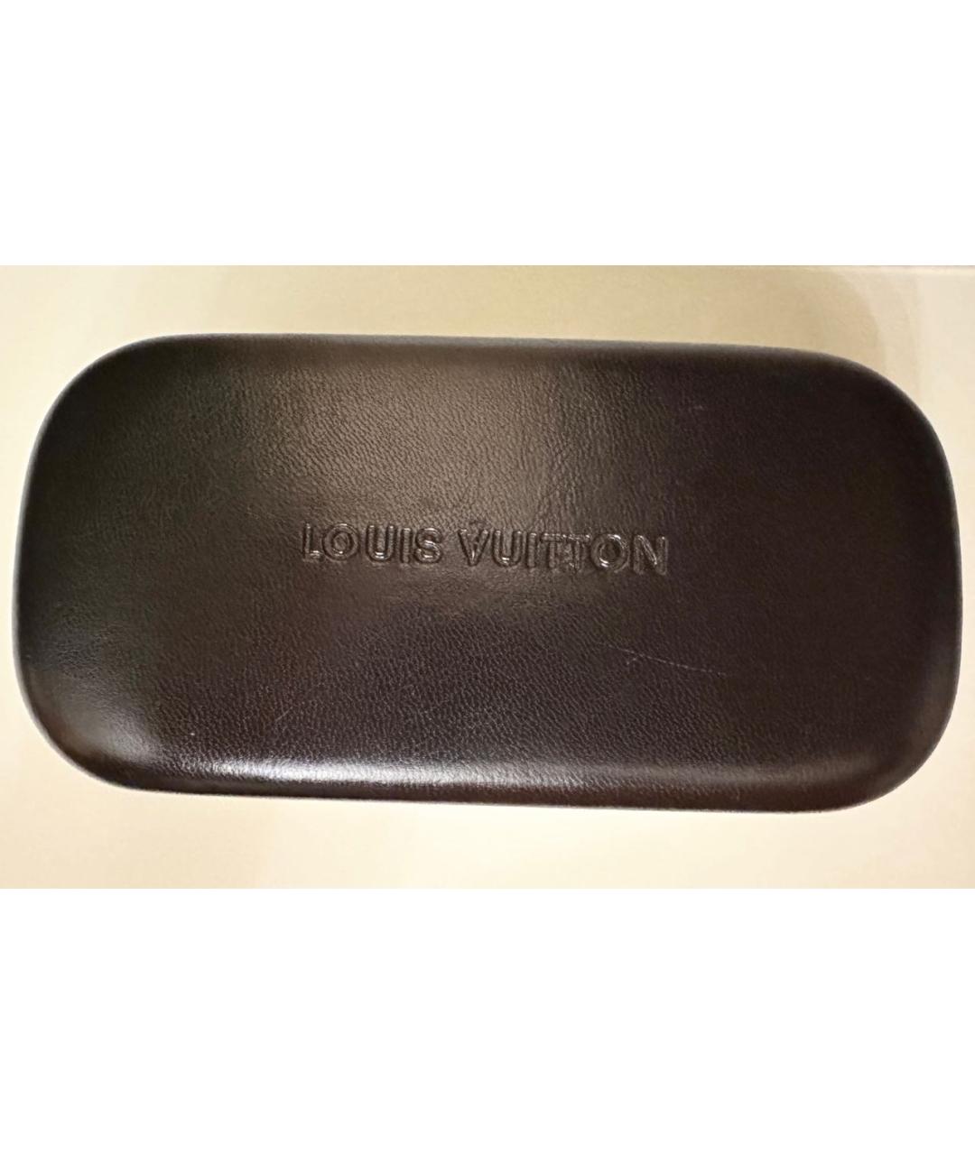 LOUIS VUITTON Черные пластиковые солнцезащитные очки, фото 4